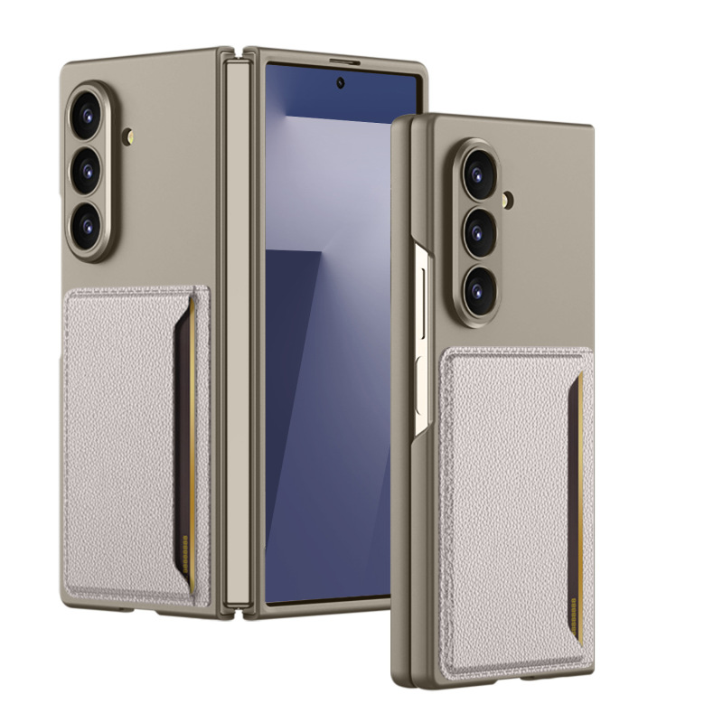 Samsung Galaxy Z Fold 30% off スタックスクリーン携帯電話ケース、超薄型細穴カードホルダー、クリエイティブな携帯電話保護カバーに適しています。|undefined