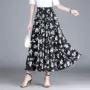 百褶显瘦春夏印花半身裙