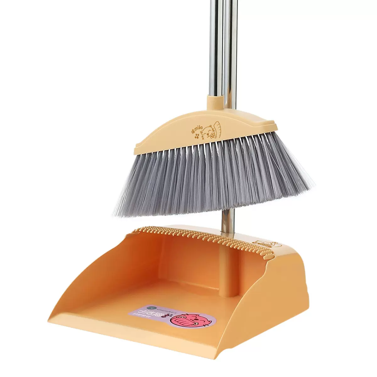 软毛扫把套装简约家用不粘毛发清洁除尘加厚扫帚簸箕组合工厂直发