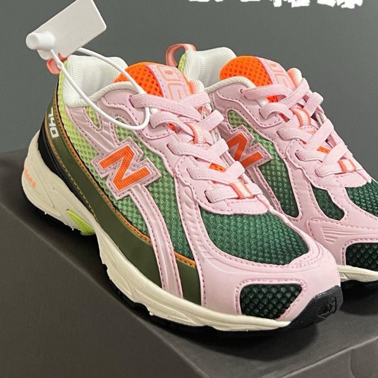 Putian Nb740 Casual Kidsren's Elastic Band Boys and Girls Fashion Trendy Big Kidsren's Pedals Breathable