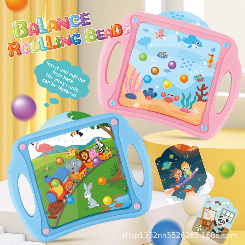 Cross-border balance ball tabletop game, concentration maze ball rolling early education parent-child interactive game Cross-border balance ball tabletop game, concentration maze ball rolling early education parent-child interactive game