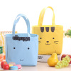 Japan and South Korea Bento bag Cartoon Expression portable thickening Insulation package Meal package Lunch bag Ice pack Lunch Bags Bag