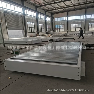 不锈钢链板输送机加宽重型链板输送线金属板材传送带流水线