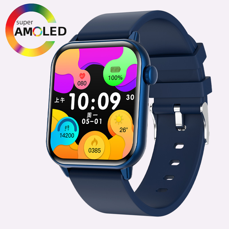 2024 Nuevo zw64 reloj inteligente 1,85 pulgadas amled frontera estrecha salud multifuncional Bluetooth reloj deportivo