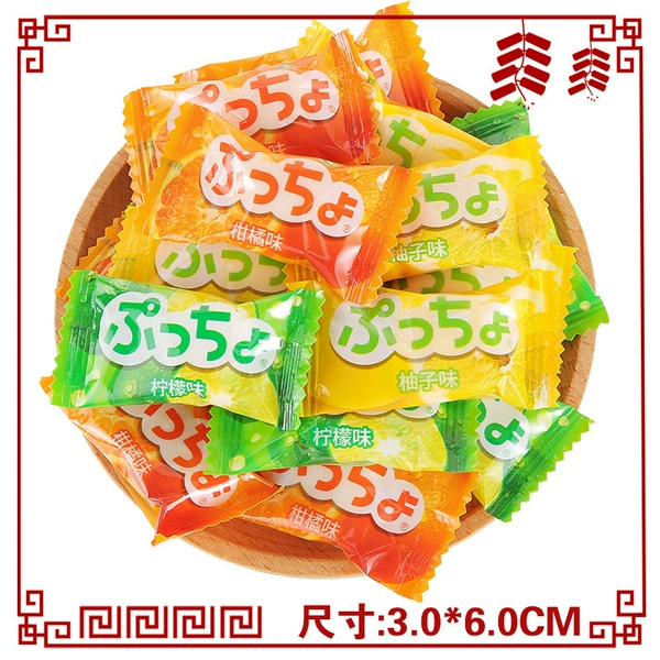 Puchao Assorted Gummies Fruit Flavor 60 pieces [Japan]