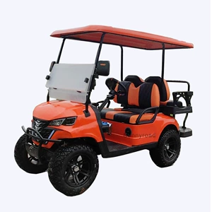 Hongtu yeni model dörd təkərli ofroud elektrikli turistik qolf maşını
