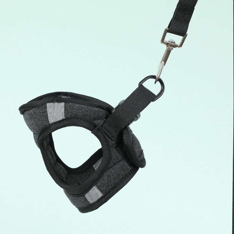 Gato cuerda de tracción anti-rotura armadura especial chaleco gato caminando cuerda gatito marioneta cómoda gato cadena