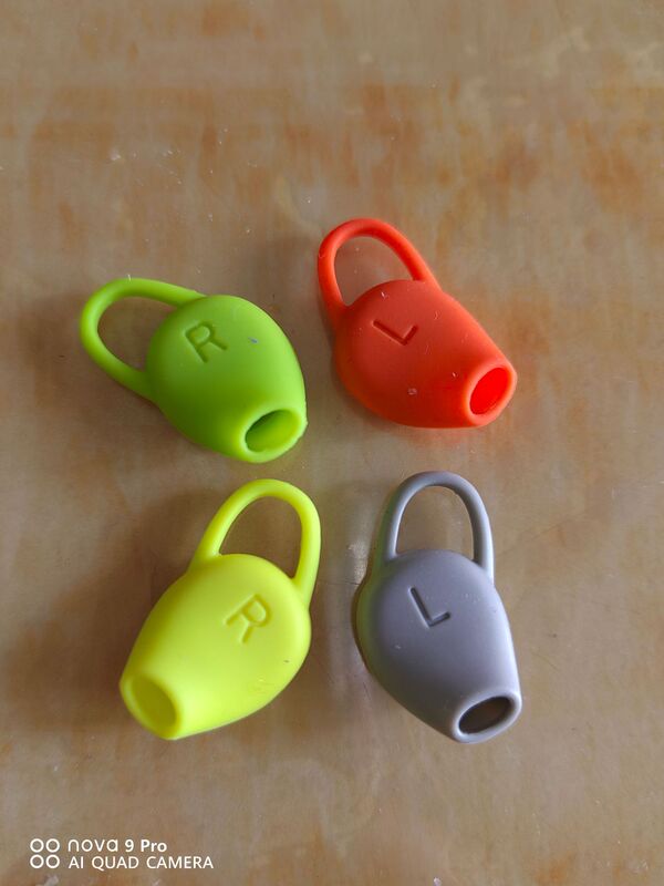 Ear Tips and Earplugs Suitable for Plantronics Backbeat Fit2100 3100, Available in Gray, Green, Orange, and Yellow