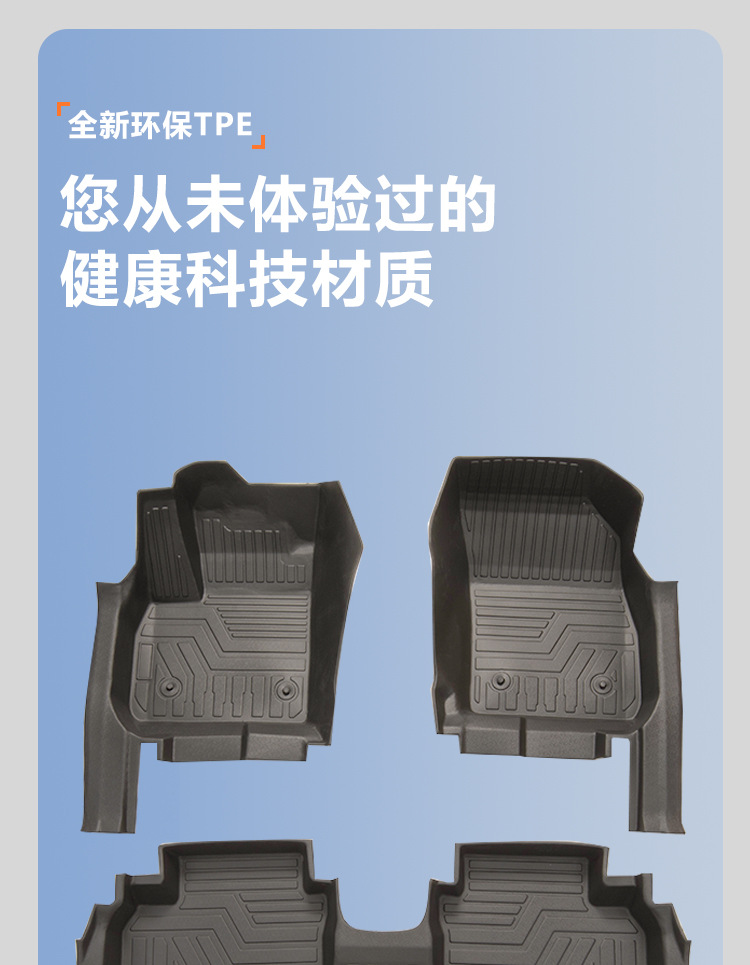 Suitable for Buick Envision PLUS five-seater, full coverage floor mats including door sills, 21-25 models, TPE car floor mats
