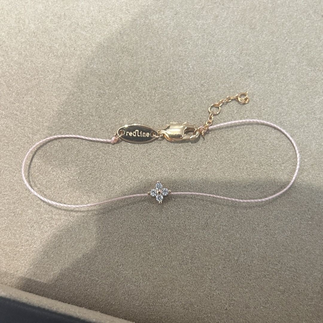 French red string four-leaf clover ultra-fine sky blue string bracelet, hand-woven, light luxury, niche, high-end couple's bracelet