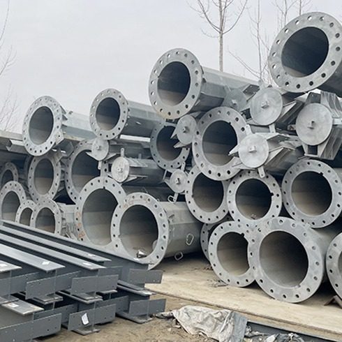 Factory supply power steel rod galvanized power transmission and transformation line steel rod hot galvanized corner steel rod