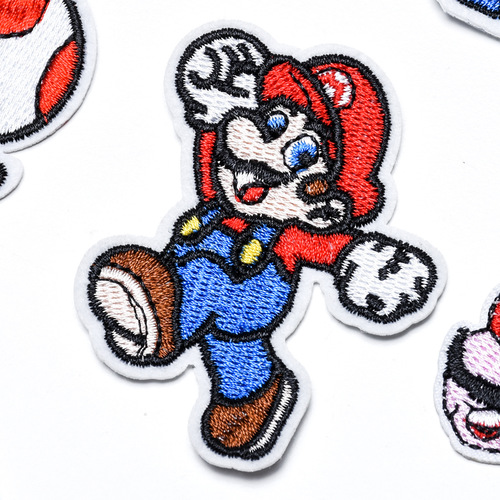 Junle Cartoon Mary anime game character embroidery cloth patch for children's clothing hole patching computer embroidered chapter patch patch