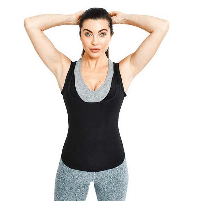 A través de la Amazon, los hombres y las mujeres, la ropa de sudor, la quema de grasa, el abdomen, el sudor, el entrenamiento, el chaleco, el yoga, el deporte.