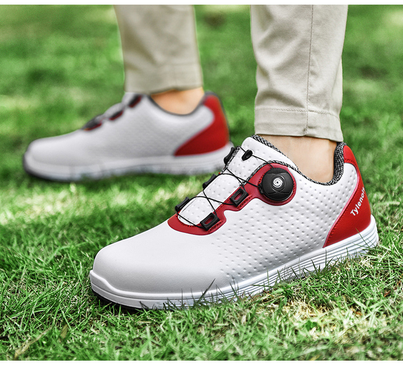 New Golf Couple Outdoor Casual Sports Anti breathable Grinding Nail Shoes_voghion.com