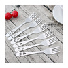 Children's fruit fork stainless steel home use, dessert tableware, wholesale