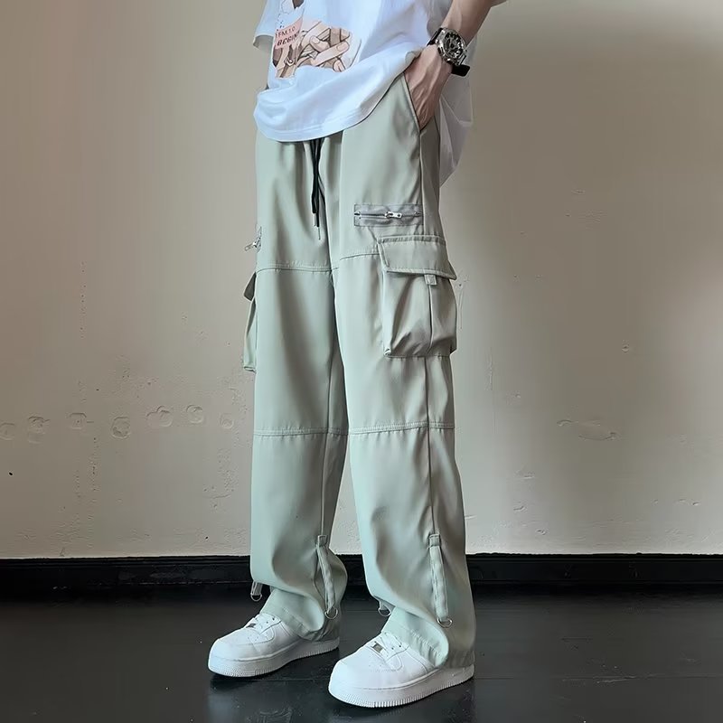 Japanese retro summer design trousers