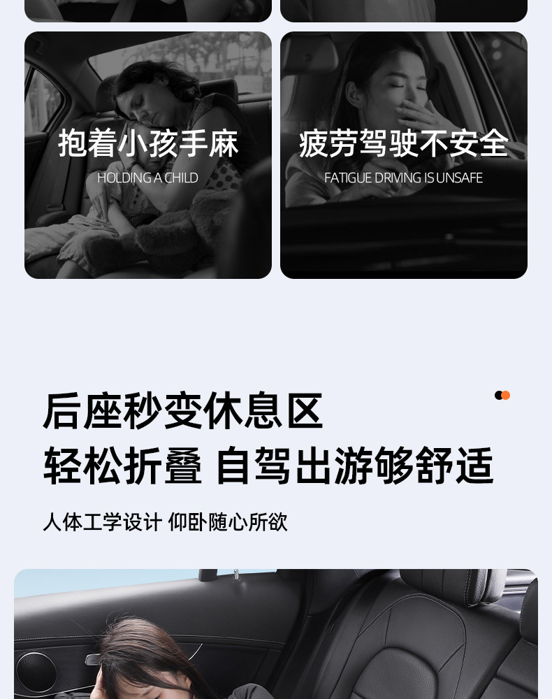 New Cross-Foldable Car Travel Mattress, Full Leather Car Interior Accessories, Seat Cushion, Pet Mat, Dog Mat, Direct Sales from the Manufacturer