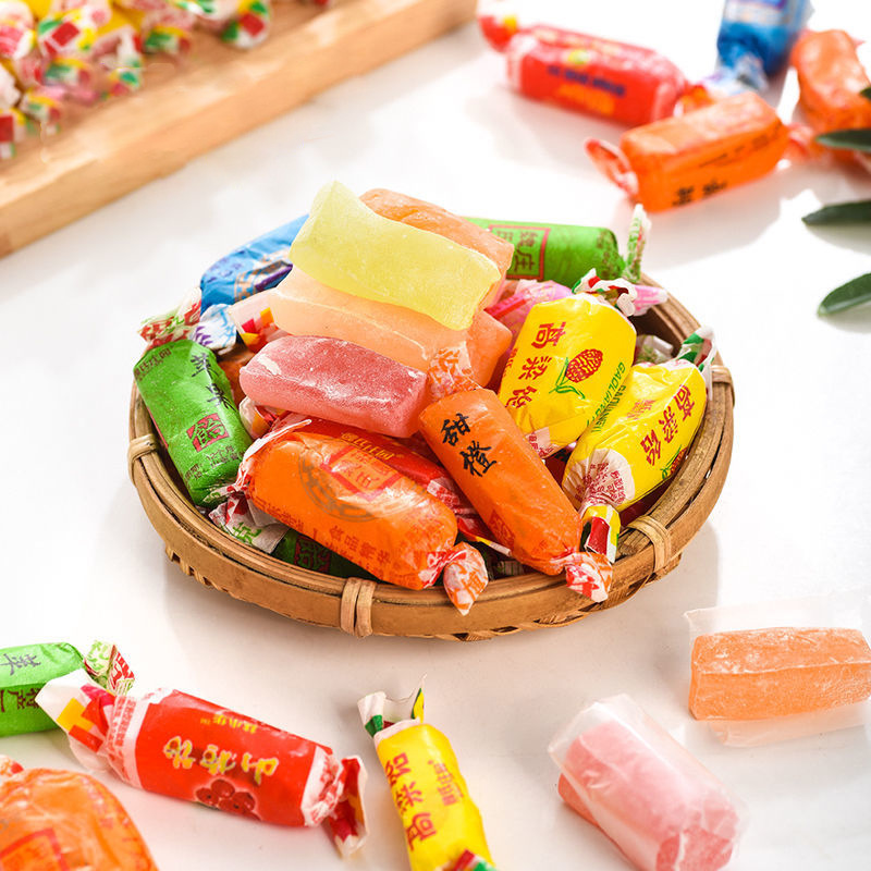 Shandong Specialty Sorghum Syrup Fruit Gummies, Famous Internet Pulling Candy, Leisure New Year Goods, Wedding Celebration Street Stall Candy
