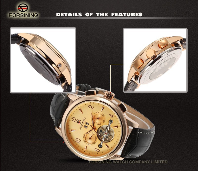 Men's Automatic Mechanical Watch With Tourbillon And Moon Phase_voghion.com