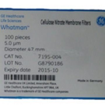 Whatman 沃特曼  5μm硝酸纤维素膜 47 mm 7195-004