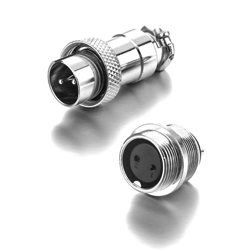 四芯航空插头4芯反装GX16-44P4T防脱落可拆卸耐久接插紧固接头