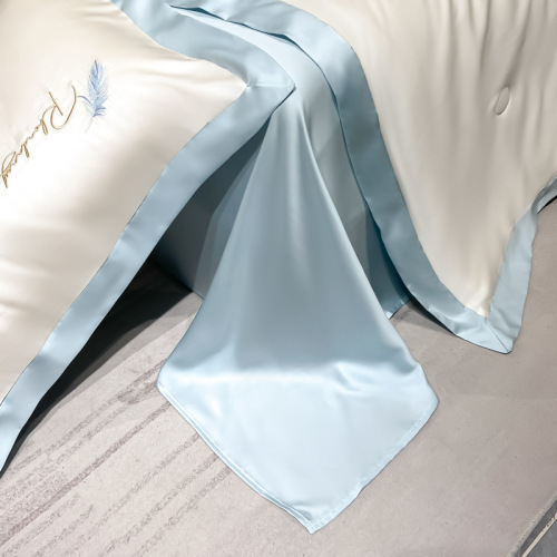 New style ice silk summer quilt air conditioner cover summer single person Tencel summer cool quilt set of four summer double person quilt machine washable