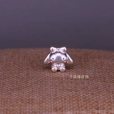 Pure Silver 999 cartoon Yugui Zərgərlik ara hissələri - paint-style