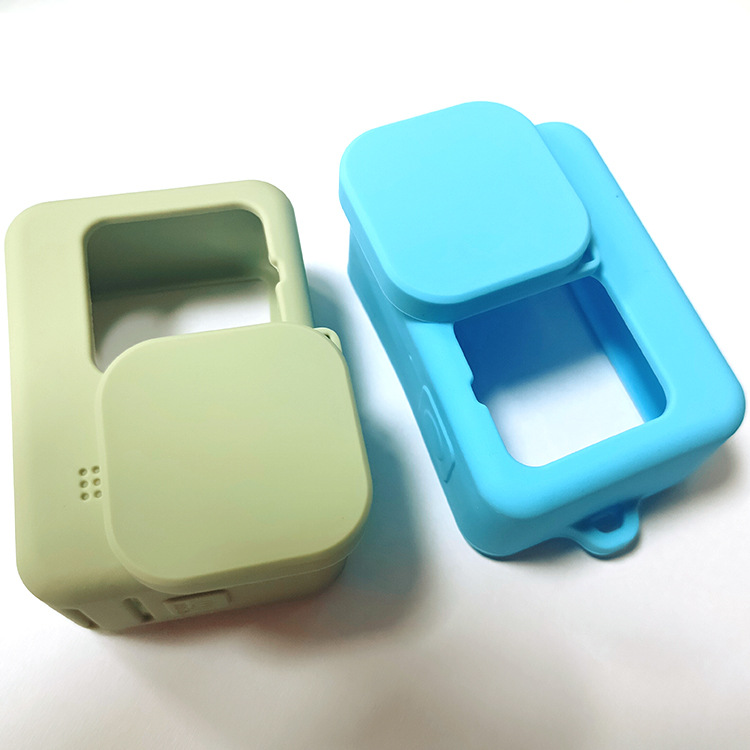 Funda de silicona adecuada para cámara gopro9101112, funda protectora para cámara deportiva, funda para accesorios de cubierta de lente, anticaídas