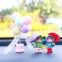 厂家直销汽车内饰品中控台车载情侣摆件小车上车内装饰用品大全女