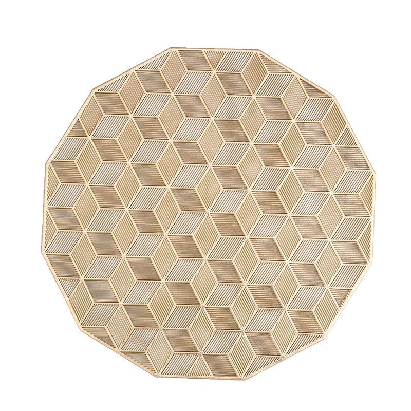 Transfronterizos irregulares almohadillas de mesa de diseño europeo de alto nivel INS estilo ligero almohadillas de mesa occidentales de lujo simple almohadillas de taza al por mayor