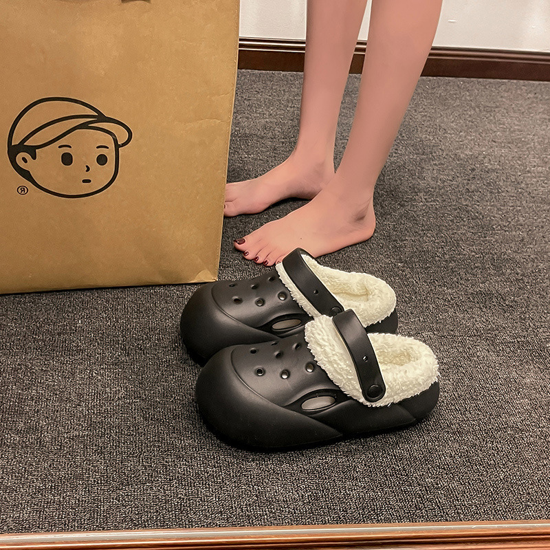 保温棉拖鞋防水女秋冬季2025新款室内家居保暖鞋防滑冬天棉拖男|undefined