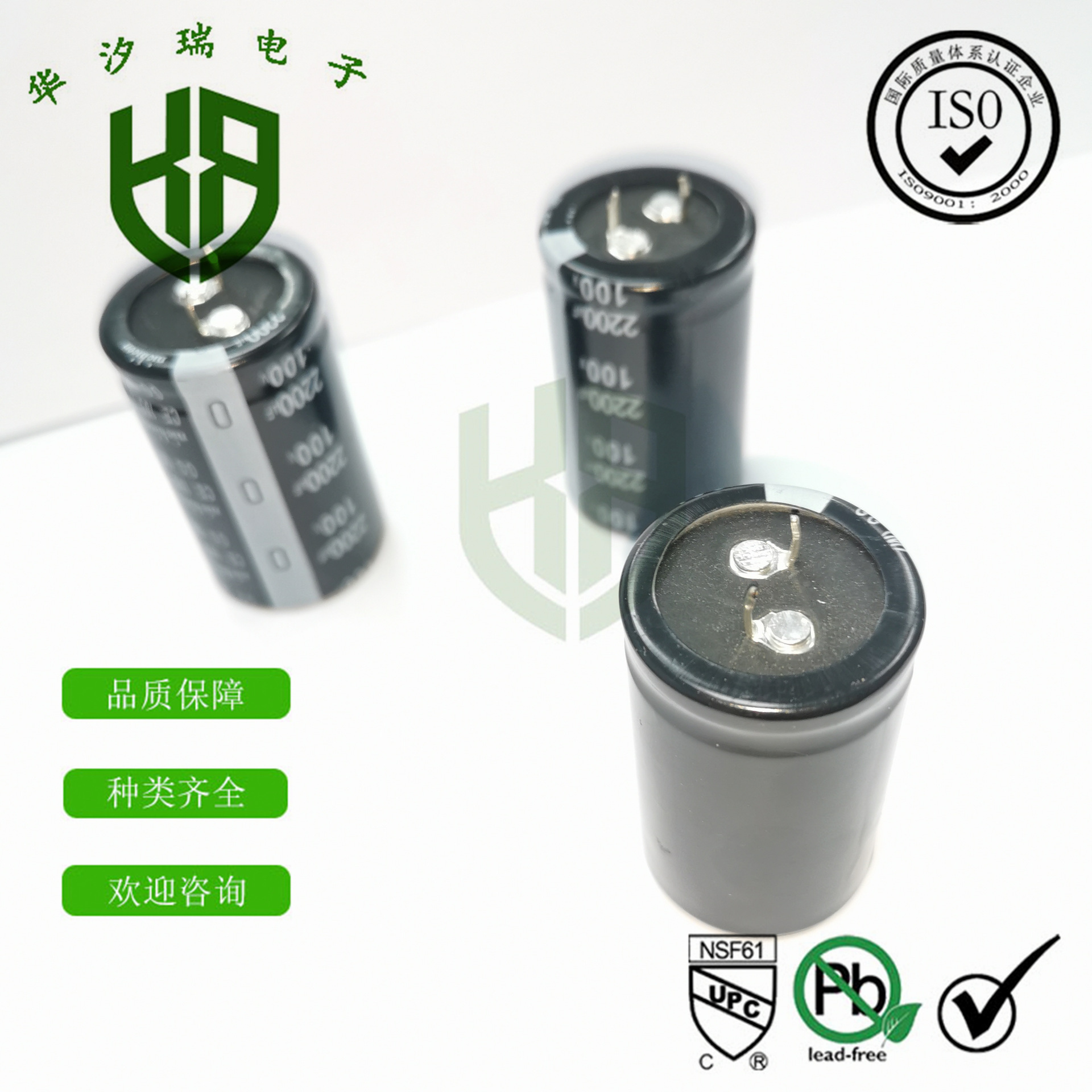 铝电解电容 100V2200UF 30X40 牛角 逆变器 电焊机 音响功放