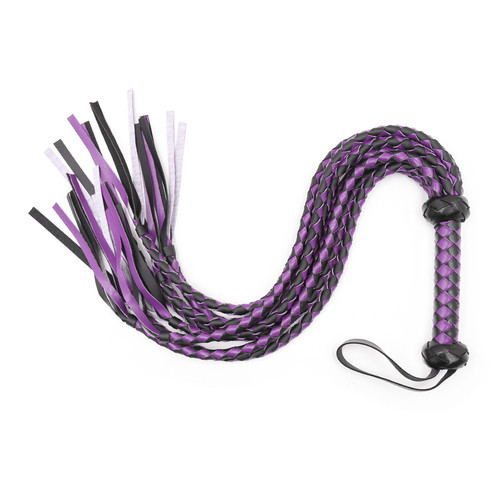 Manufacturer's handmade PU leather whip SM toys loose whip adult women adult products other sex toys whip stock