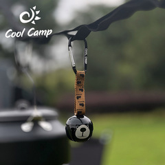 COOLCAMP outdoor camping wind chime mountaineering backpack pendant bell keychain atmosphere decoration small pendant