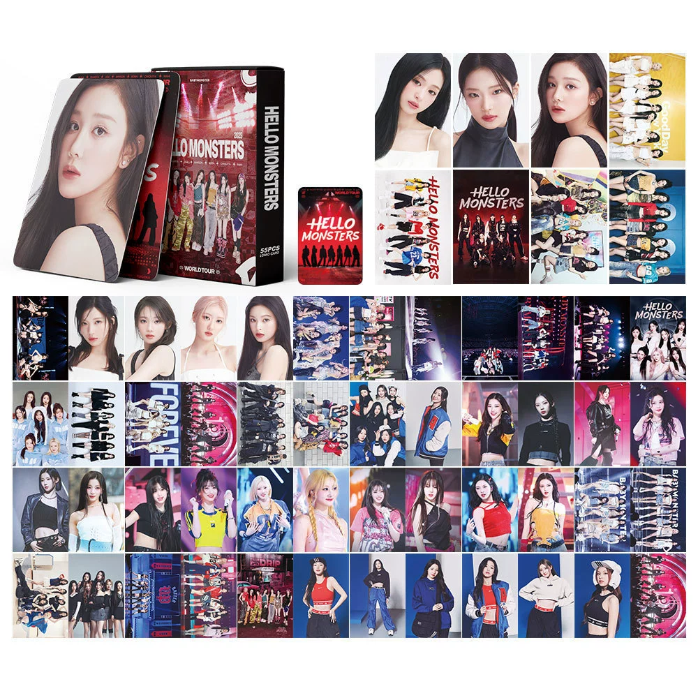 GZ эксклюзивный набор фото-карт, всего 55 карточек, корейский стиль KPOP периферия LOMO фотокарты