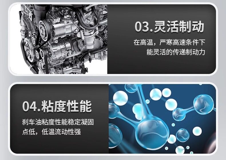 Mercedes-Benz 4S Same-Model Dedicated Brake Fluid Dot4 Plus Original Factory Product Suitable for Gl/C/E/Ml/S-Class Brake Fluid