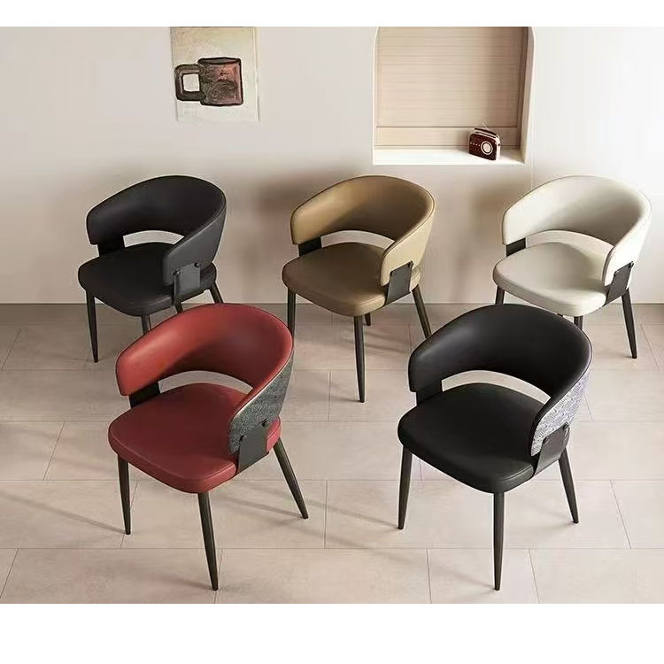 Mesa de comedor de hotel de caja de madera maciza cadena de restaurantes occidentales diseñadores de estilo antiguo asiento de tela de caña