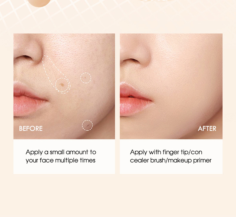 Silky Contouring Concealer Liquid Foundation For Face Repair_voghion.com
