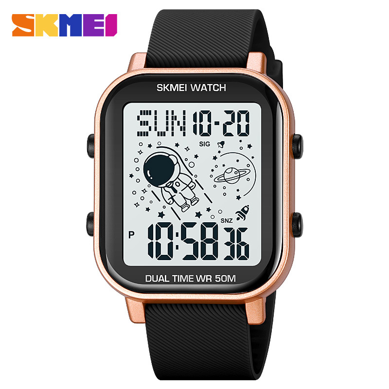 Waterproof Wristwatch Sport Digital Women Mens Watches 1971 5Bar SKMEI