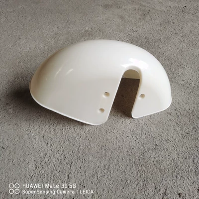 Electric vehicle fender — fender for electric vehicles - no-5-plastic-front-mudguard-white-part-color-it-yourself