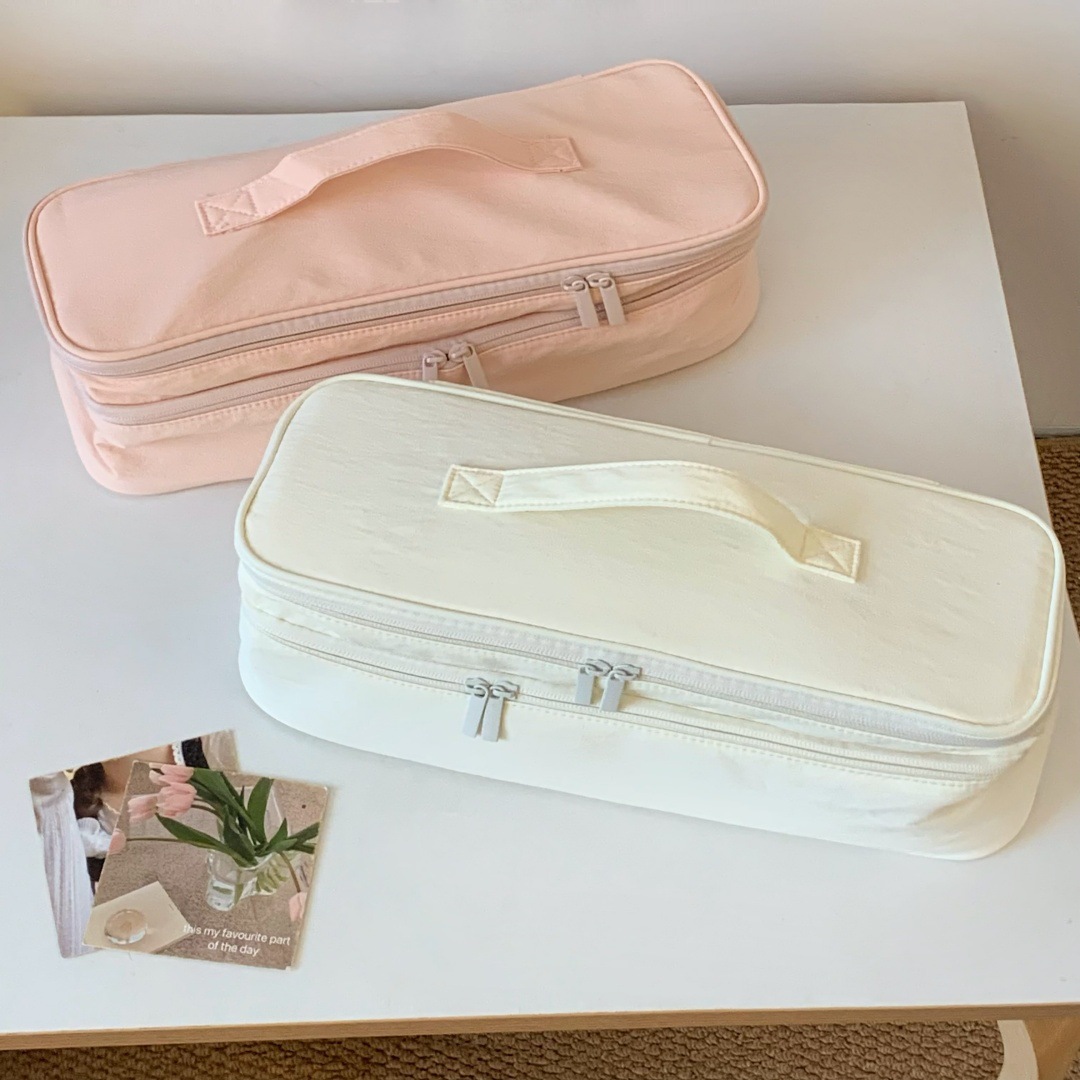 Portable Household Bag, Large Capacity Handheld Double-Layer Hair Dryer And Curling Iron Organizer Storage Bag_maomaolike.com