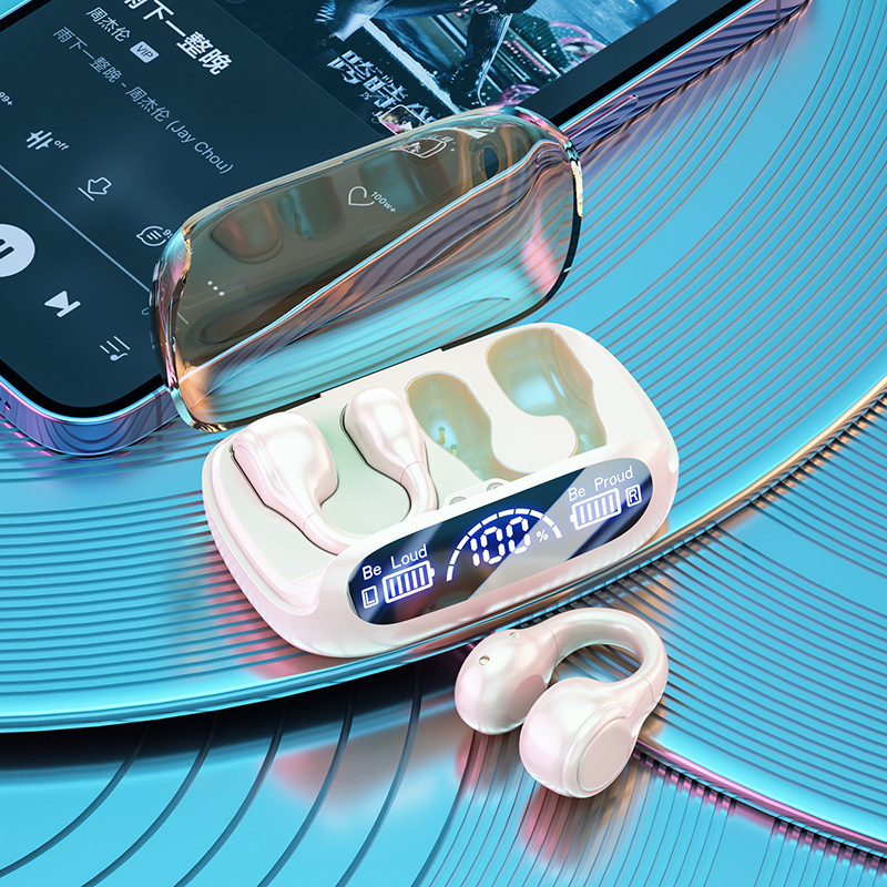 Nuevo auricular Bluetooth inaudible transfronterizo, clip de oído digital inalámbrico, reducción de ruido, modo de espera ultralargo 5.3, modo privado Bluetooth