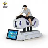 VR-мотоцикл, виртуальная реальность для вождения, динамический панорамный гоночный опыт, коммерческое оборудование для зала, полный набор игровых консолей