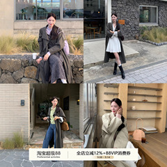 DH OFFICIAL 大花【暮光之城 Dawn】韩系气场立领长款风衣外套