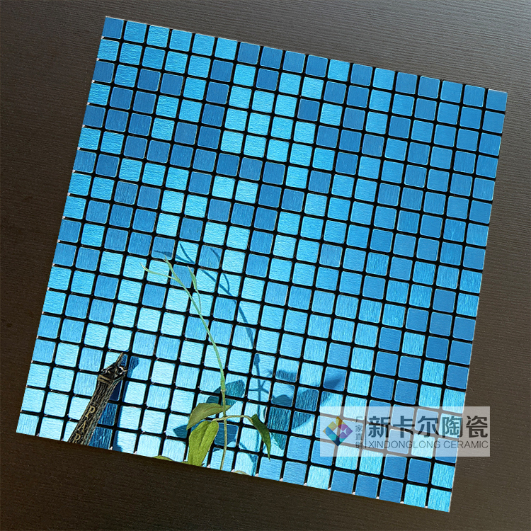 15 블루 브러시드 - 접착식 뒷면 포함