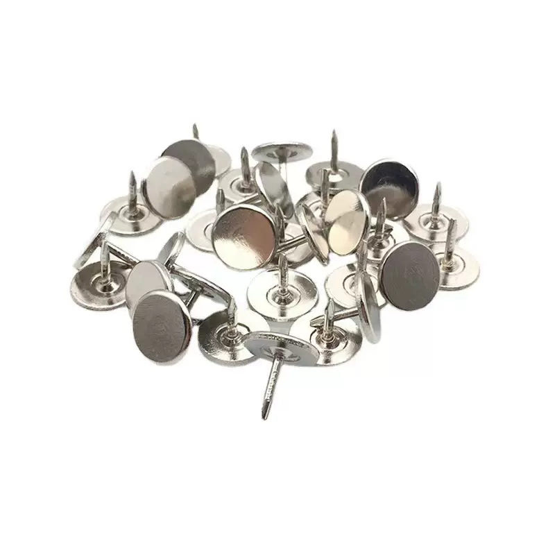 定制1.0*1.0跨境电镀金属平头图钉DIY装饰印花创意墙钉软木板平钉