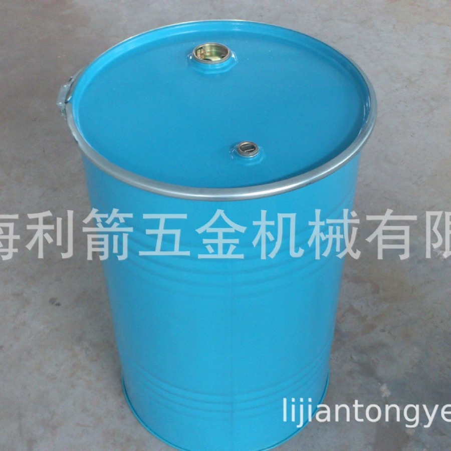 开口桶 铁桶 100L抱箍钢桶，100L小口钢桶厂家【上海利箭】
