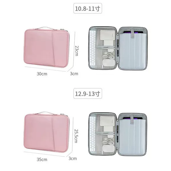 Tablet Bag iPad Computer Bag in Stock for Cross-Border Shipping 11inch 13inch Portable Tablet Storage Bag Waterproof and Shockproof Protective Case
