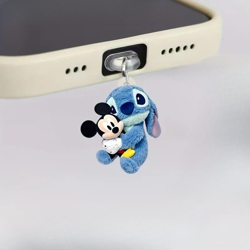 Abrazo Mickey Stitch tapón antipolvo