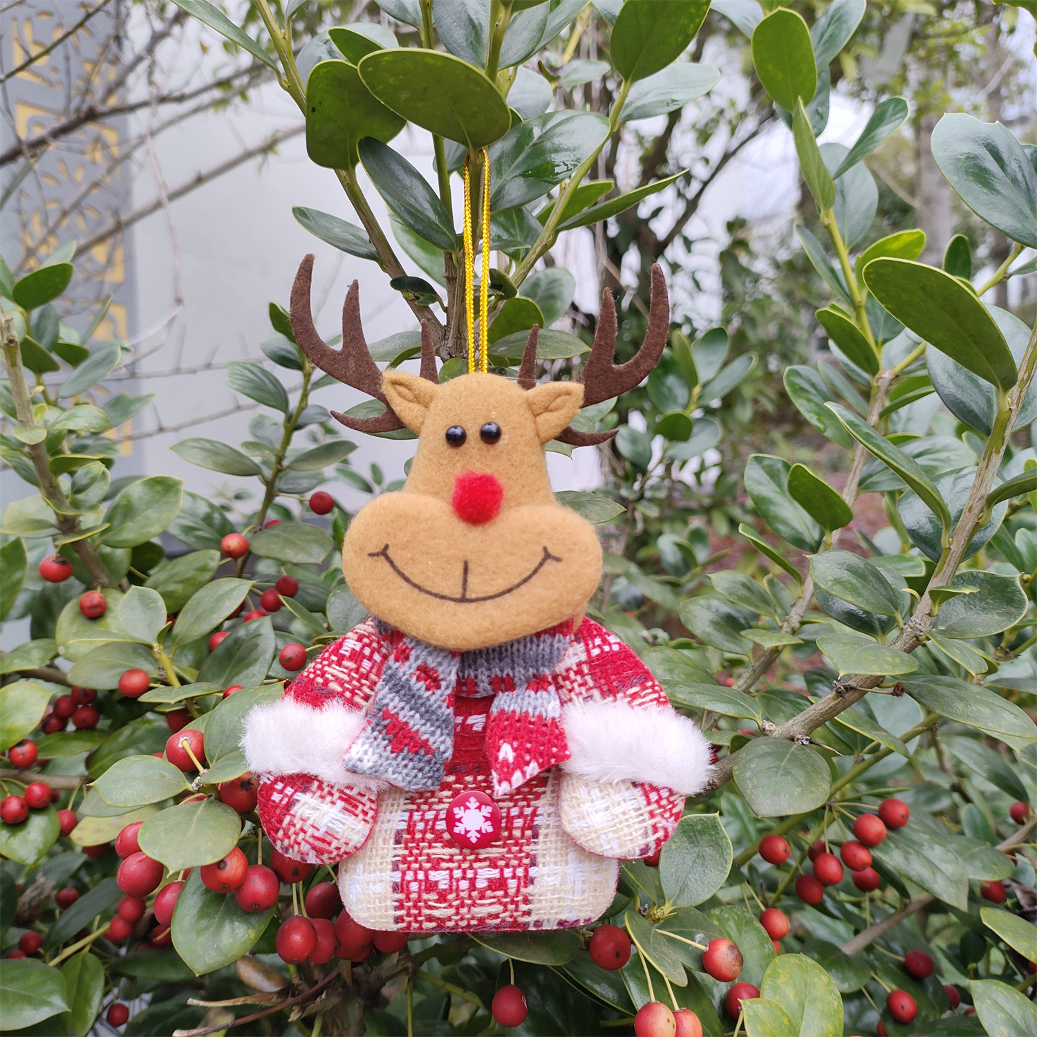 2024 nuevo árbol de Navidad muñeca pequeña pieza colgante